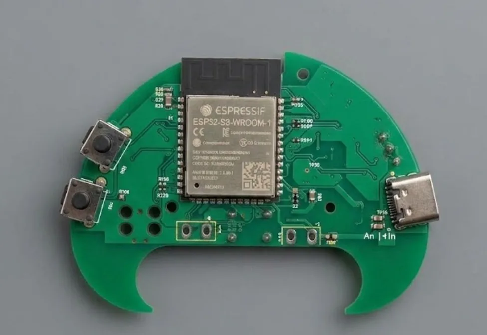 ESP32-S3 audio capture and Wi-Fi controller board